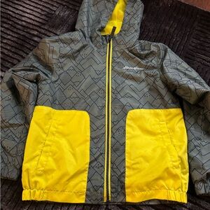 Eddie Bauer Kids Jacket in Olive and Mustard